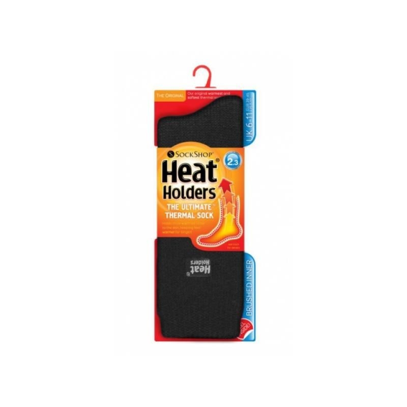 Najteplejšie hrubé ponožky Heat Holders čierne